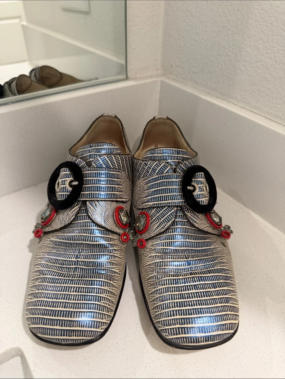 Dior embellished crystal loafers. Size 36